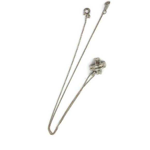 Authentic Tiffany & Co. Silver 925 Cross Necklace - Picture 7 of 8